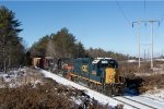 CSXT 2548 Leads RUPO at Hillman Ferry Rd.